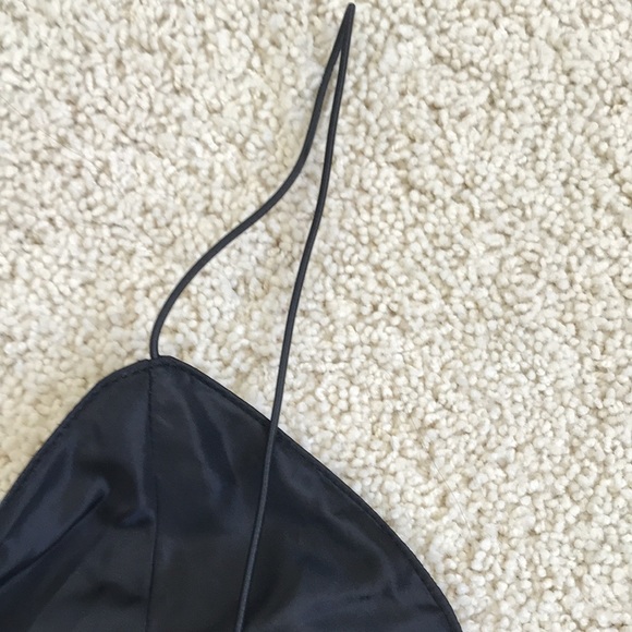 Tobi black faux leather bralette top - Picture 4 of 4